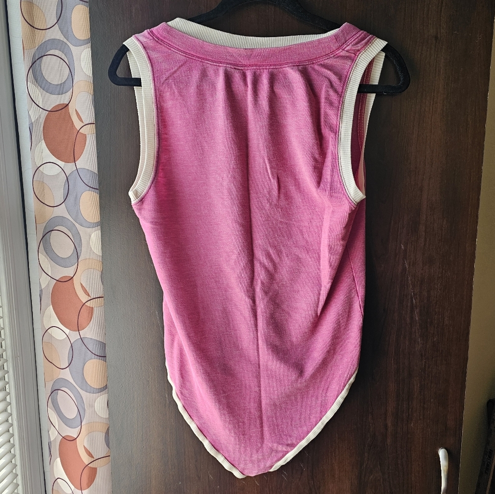 Free People Pink and White Bodysuit - Picture 4 of 6